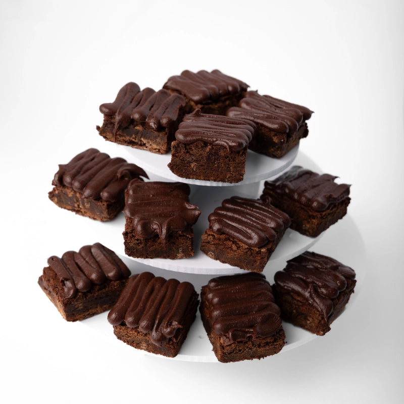 Fudge Frosted Brownie Bites